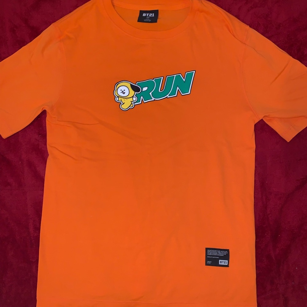 BT21 CHIMMY Orange run tee